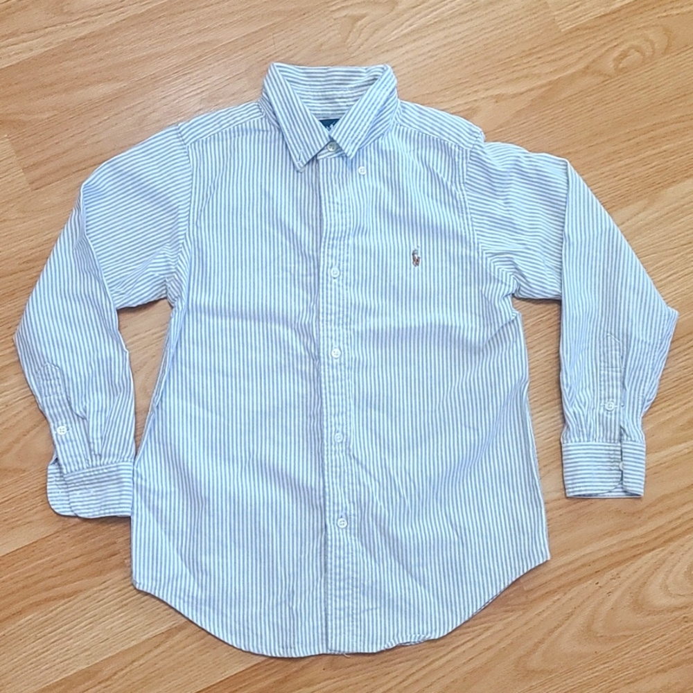 Kids Ralph Lauren shirt blue and white